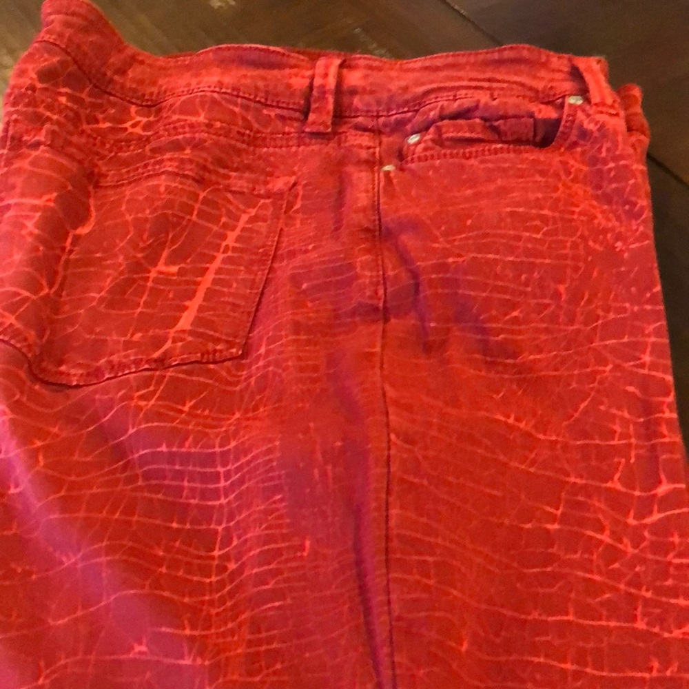 NYDJ Burgundy/red jeans